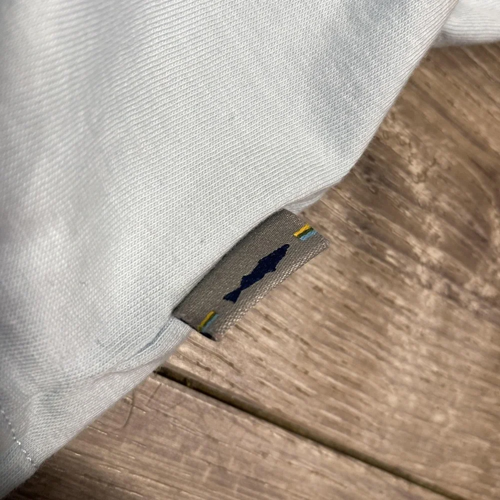 Marsh Wear Shirt Mens Large Blue Duck Graphic Long Sleeve Pocket Cotton Casual - Picture 7 of 10